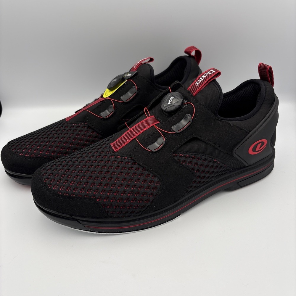 Dexter Pro BOA Black/Red Sz 13 W (EE) WIDE WIDTH Mens Bowling Shoes